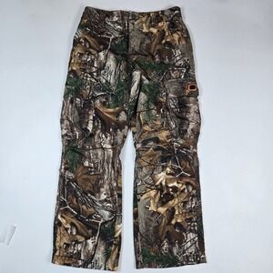 Field & Stream Cargo Pants Youth Small Camo Realtree SmartWick C3 Hunting